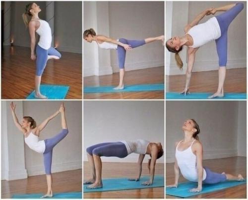6 поз, чтобы зарядиться энергией.
